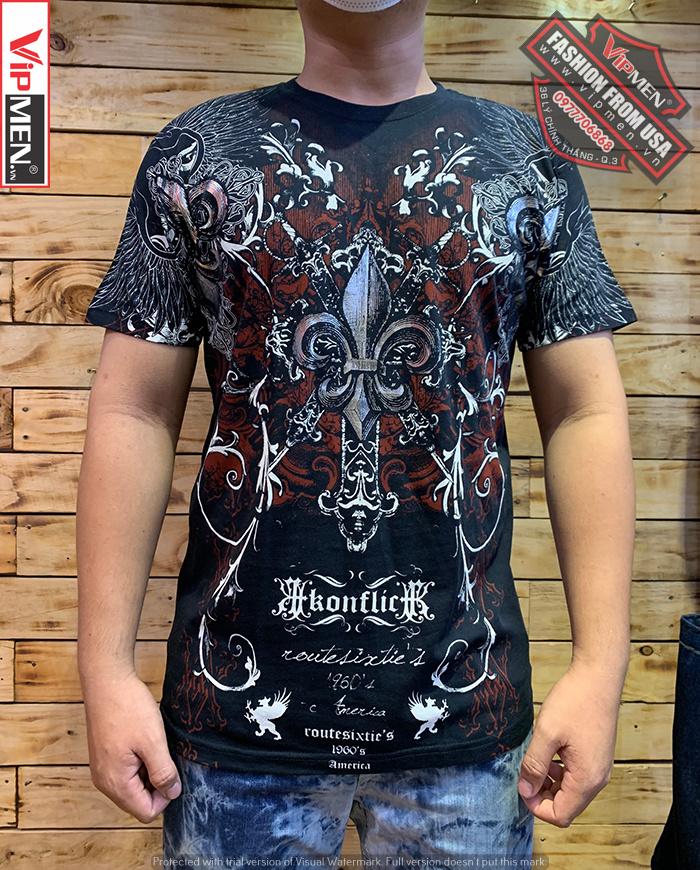Áo thun konflict M, L, XL, XXL